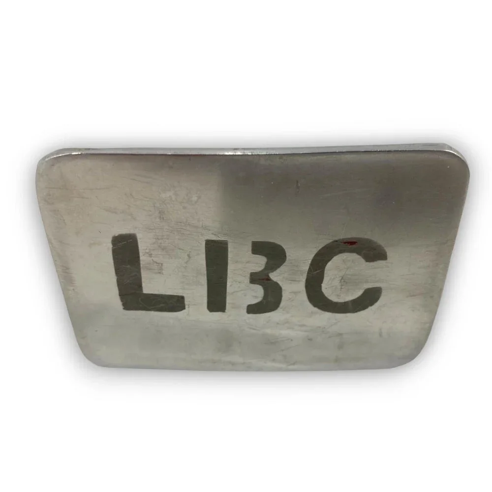 Vintage Belt‎ Buckle LBC L 13 C Metal Silver Color Gift